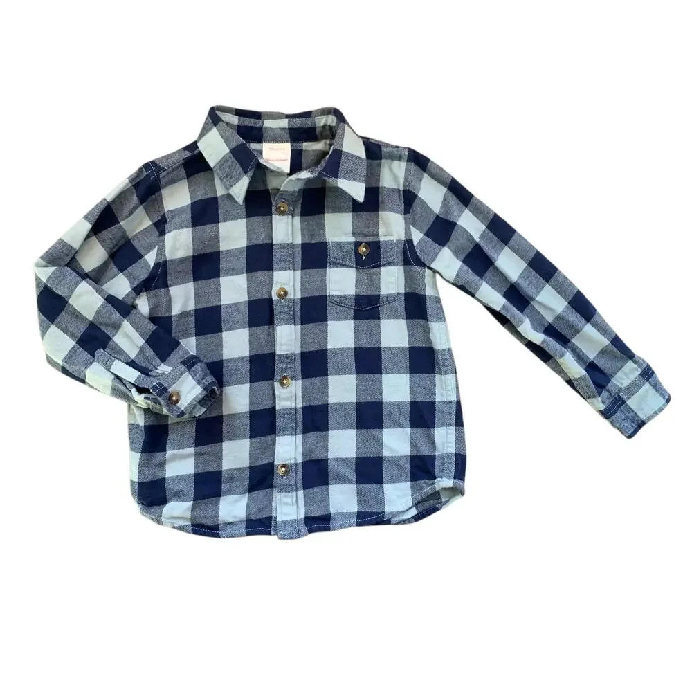 Hanna Andersson Flannel Checkered Shirt